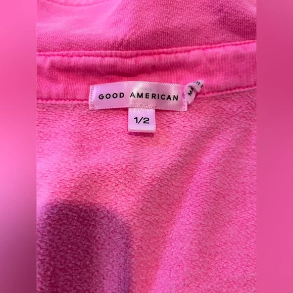 Good American Pink Textured Shacket NWOT- - Picture 4 of 6